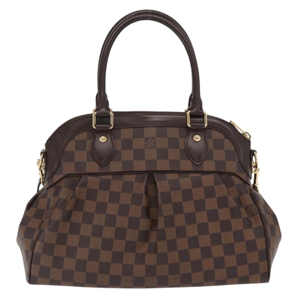 Louis Vuitton Damier Ebene Trevi PM Handbag Brown